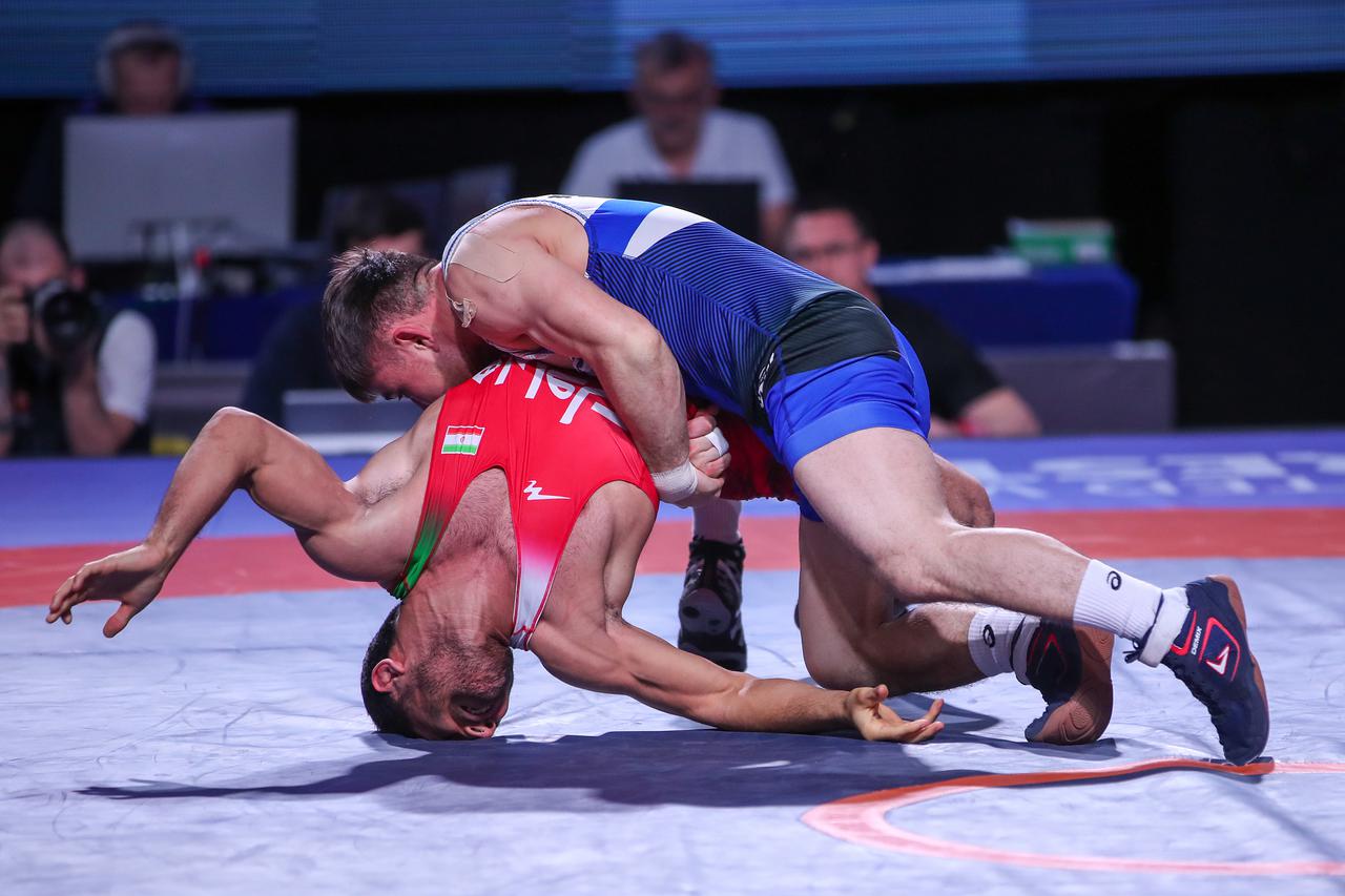 UWW Grand Prix Ranking Series Zagreb Open, borba 55 kg, Pouya Dadmarz - Ikhtiyor Botirov