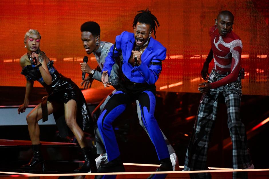 Dress rehearsal for Eurovision final in Rotterdam