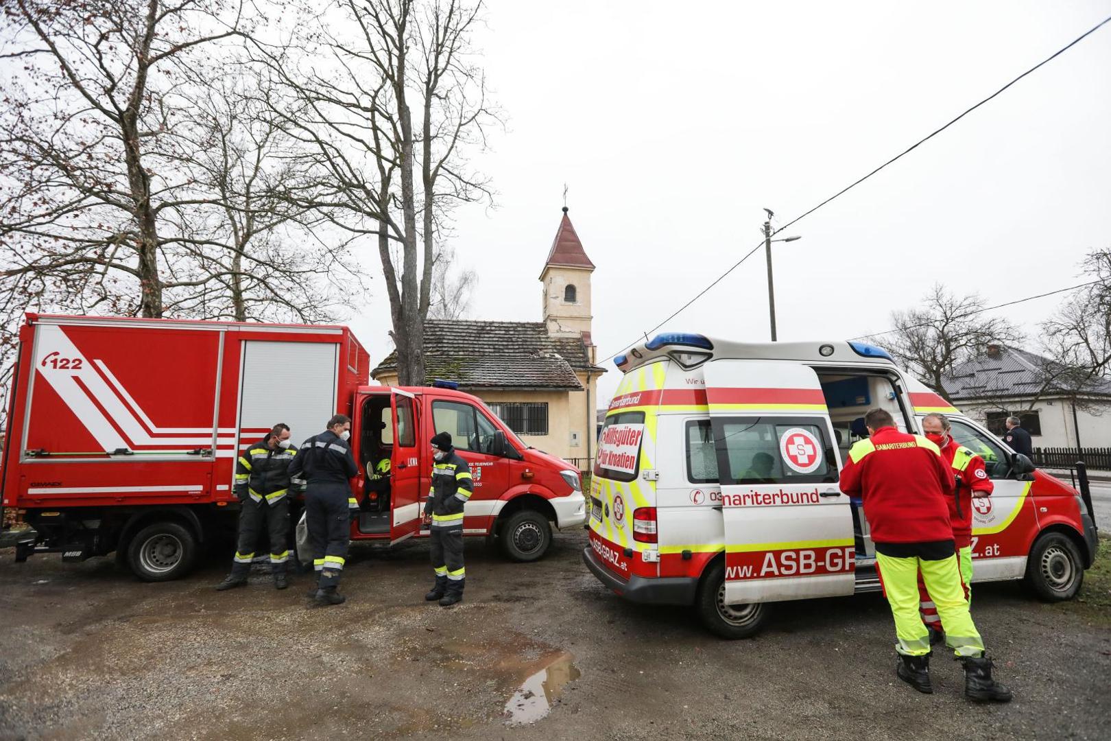 08.01.2021., Sisak - U skladiste Agro simpa stigao je austrijski konvoj kamiona s pomoci za potresom pogodjena podrucja u Sisacko-moslavackoj zupaniji. Photo: Robert Anic/PIXSELL