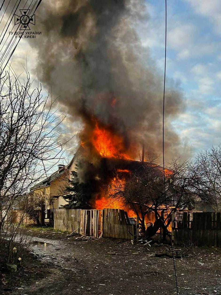 Missiles attack on Kyiv