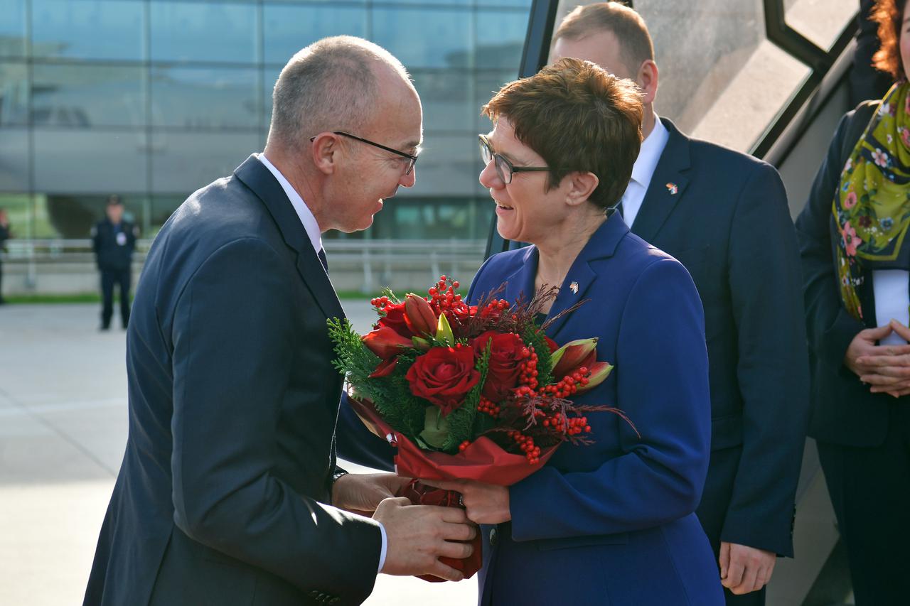 Damir Krstičević i Annegret Kramp- Karrenbauer