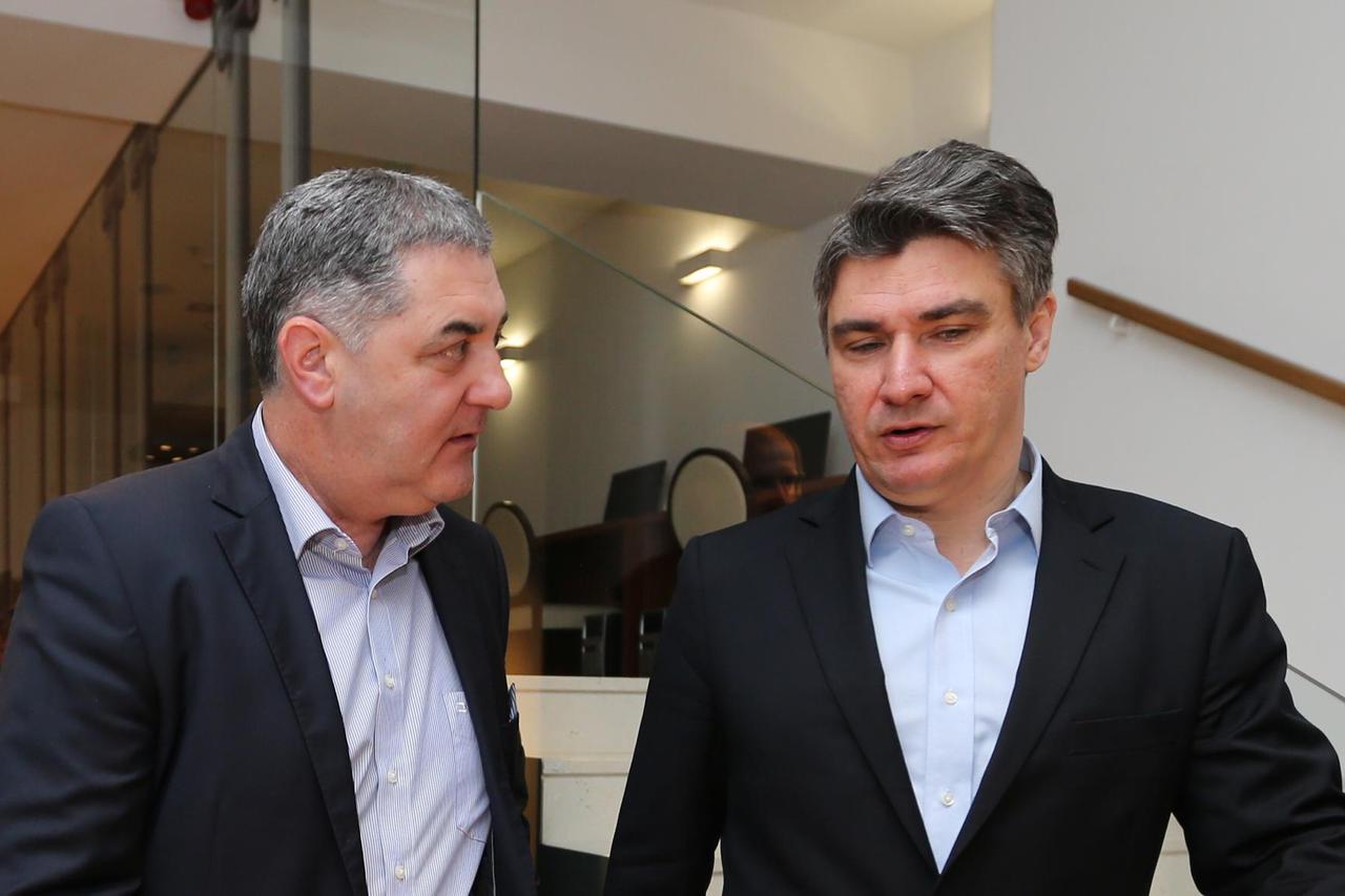 Ivo Baldasar i Zoran Milanović