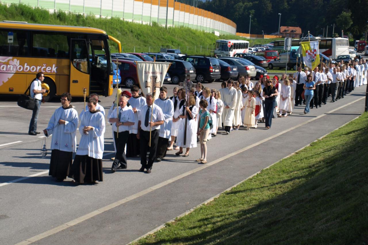 '07.06.2010. Macelj - Misa u spomen na poginule na kriznom putu u Maceljskim sumama. Photo: Matija Topolovec/PIXSELL'