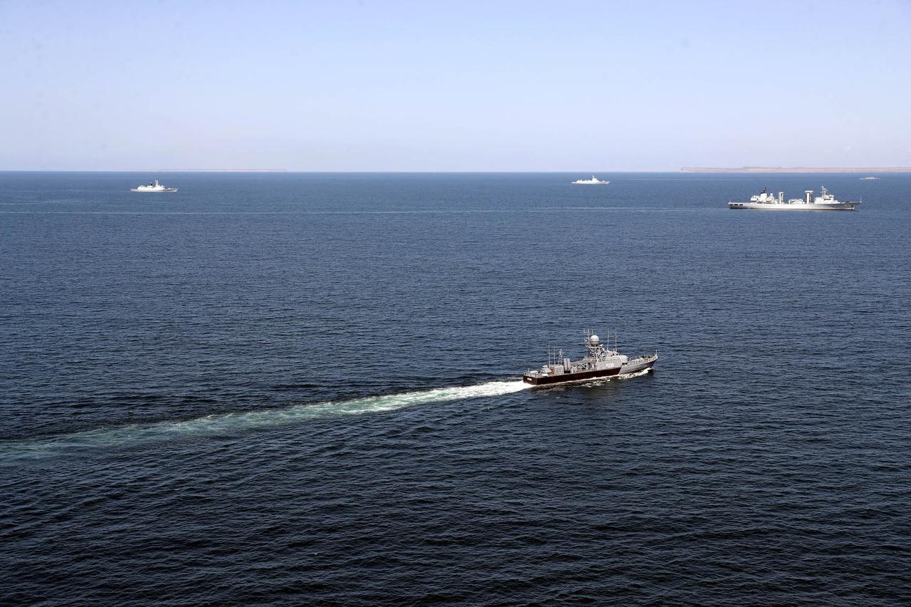 Russia, Iran and China hold warship drills in Gulf of Oman