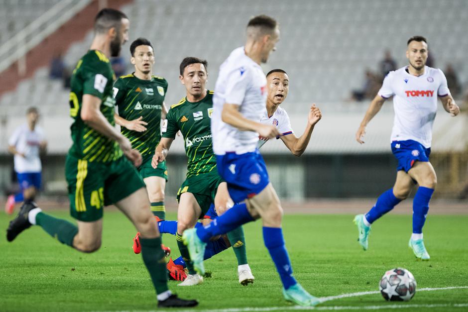 U prvoj utakmici 2. pretkola Konferencijske lige Hajduk je svladao Tobol s 2:0