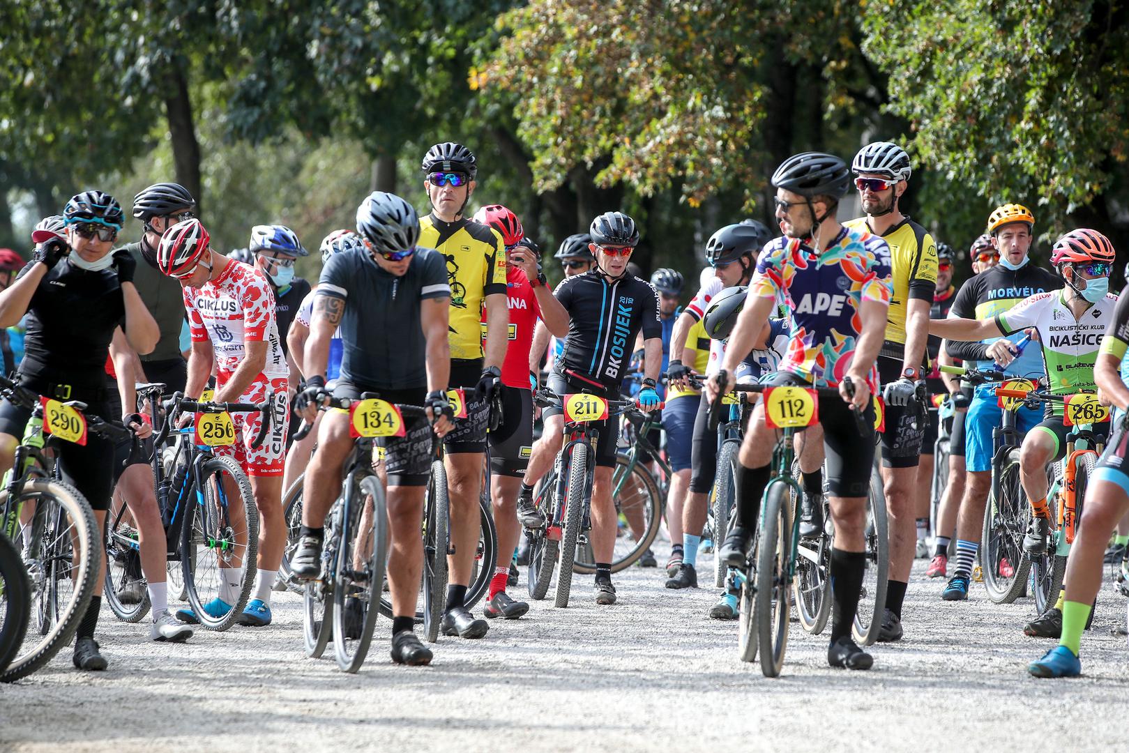 20.09.2020., Zagreb, Bundek - Gravelman Zagreb 2020. nova biciklisticka utrka humanitarnog karaktera duga 100km. Dio prihoda ide u dobrotvorne svrhe udruzi Crveni Nosovi.
Photo: Igor Kralj/PIXSELL