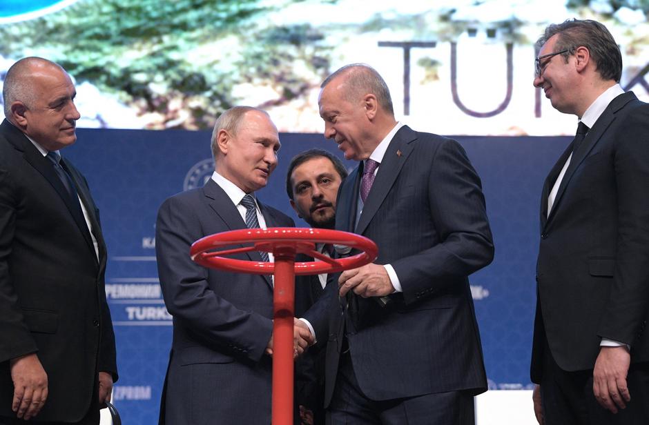 Launching ceremony for TurkStream gas pipeline in Istanbul