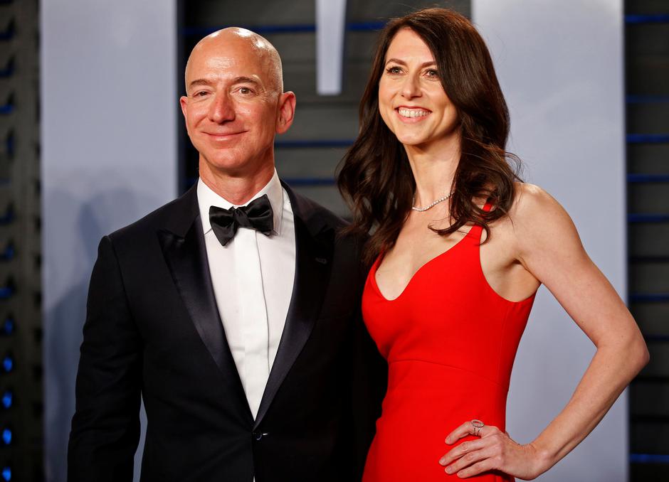 Jeff i MacKenzie Bezos