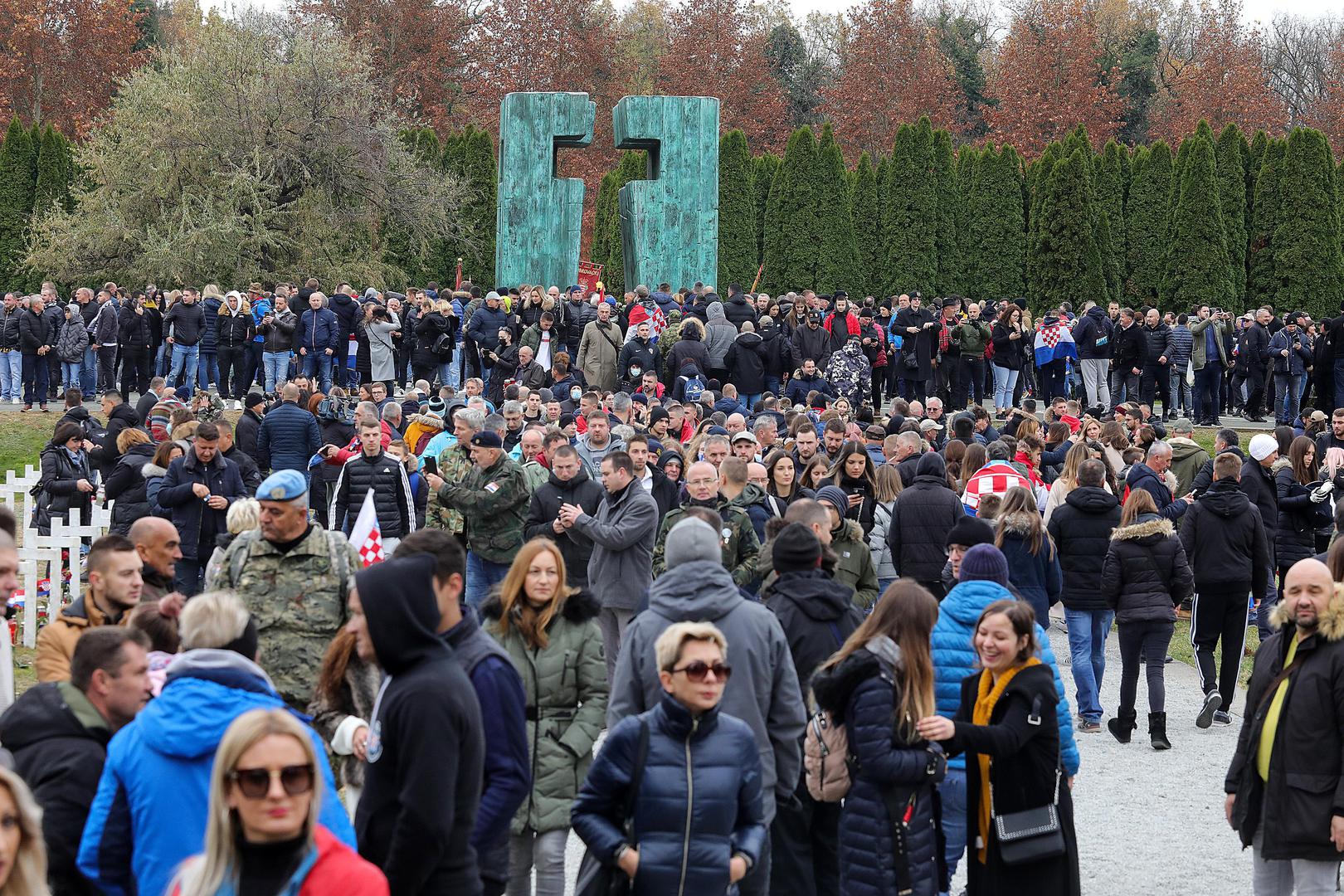 18.11.2021., Vukovar - Obiljezavanje 30. obljetnice vukovarskog stradanja pod nazivom Dan sjecanja na zrtvu Vukovara 1991.- 2021. 