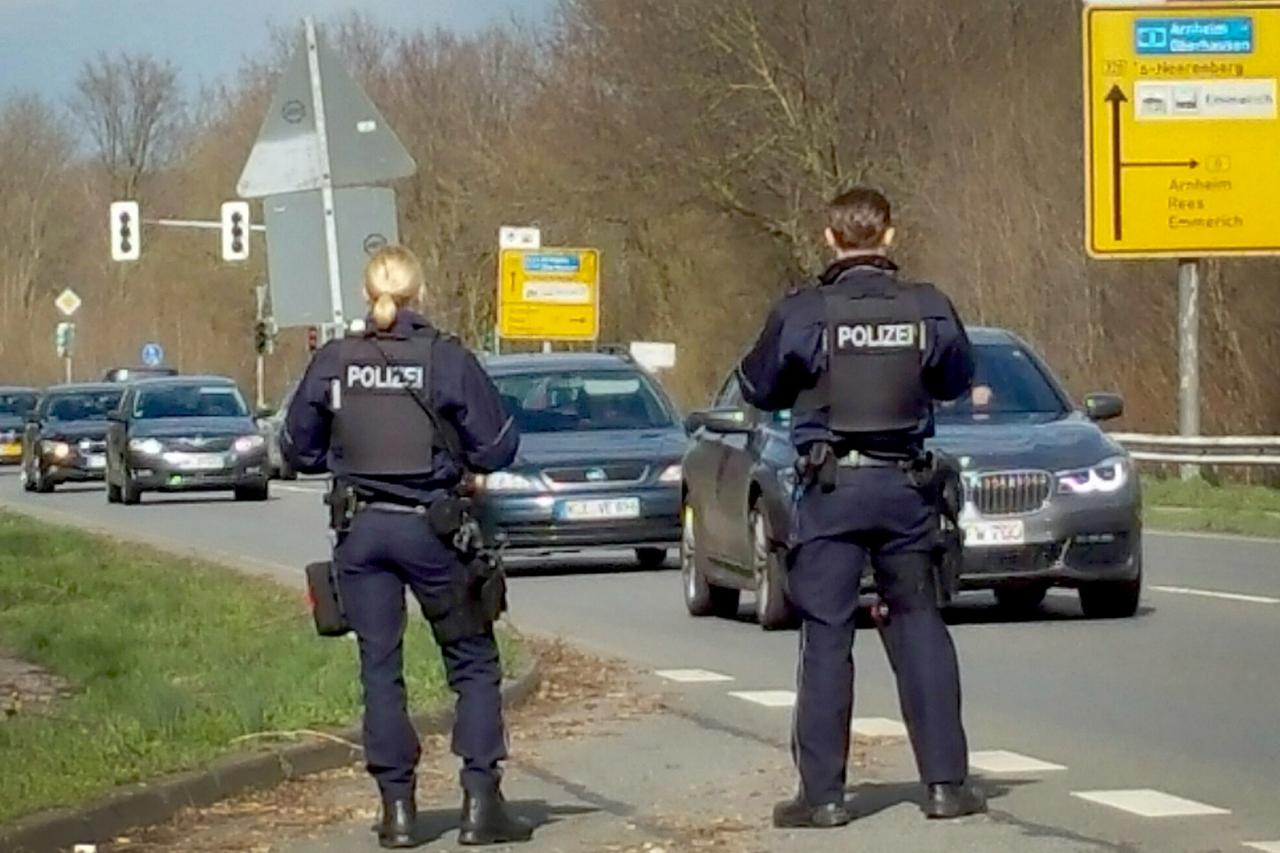 Police checks at the border