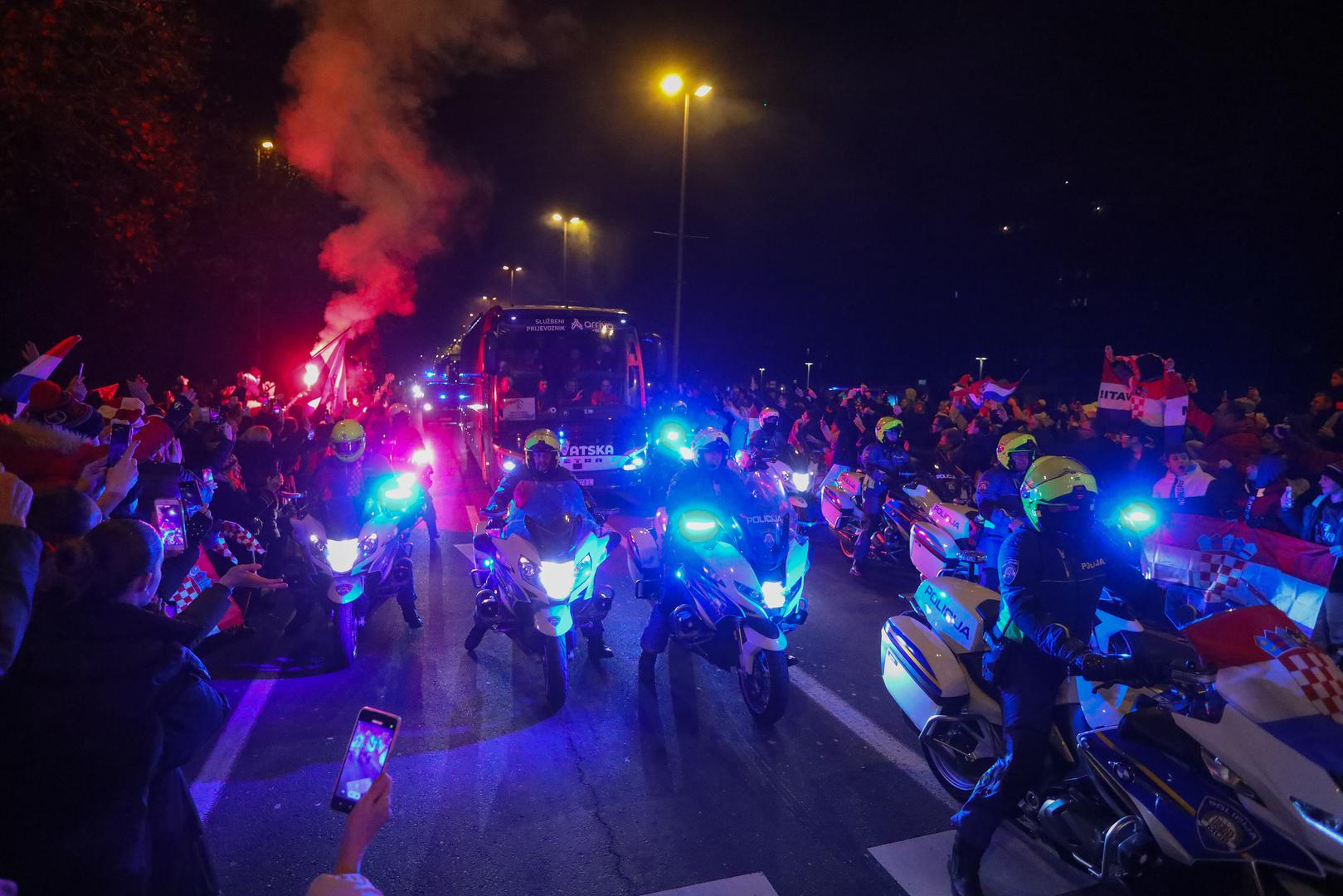 18.12.2022., Zagreb - Svecani docek hrvatske nogometne reprezentacije u Zagrebu nakon osvojenog treceg mjesta na Svjetkom prvenstvu u Katru. Photo: Kristina Stedul Fabac/PIXSELL