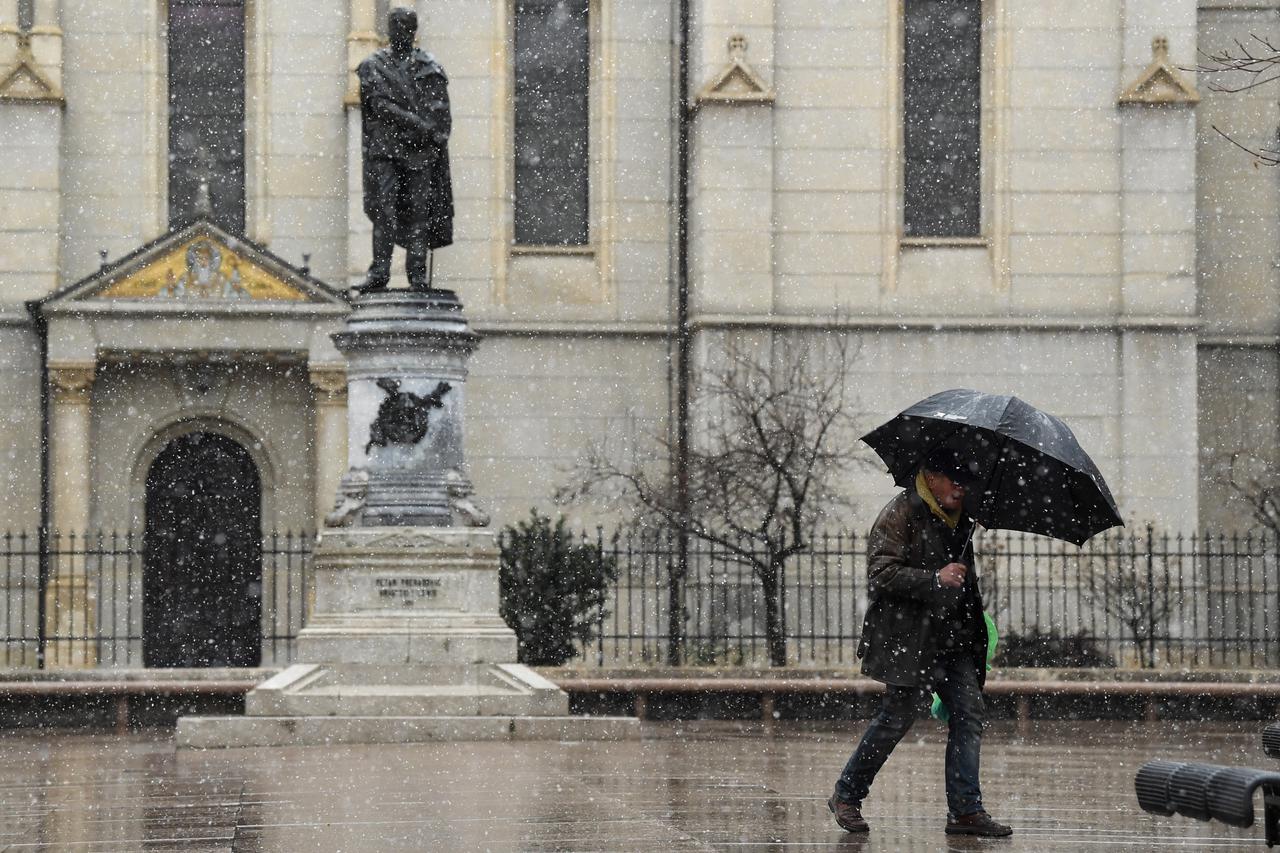 Snijeg u Zagrebu