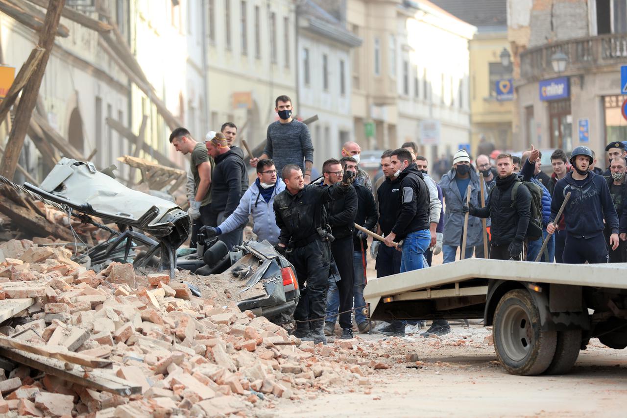 Posljedice razornog potresa u Petrinji i okolici