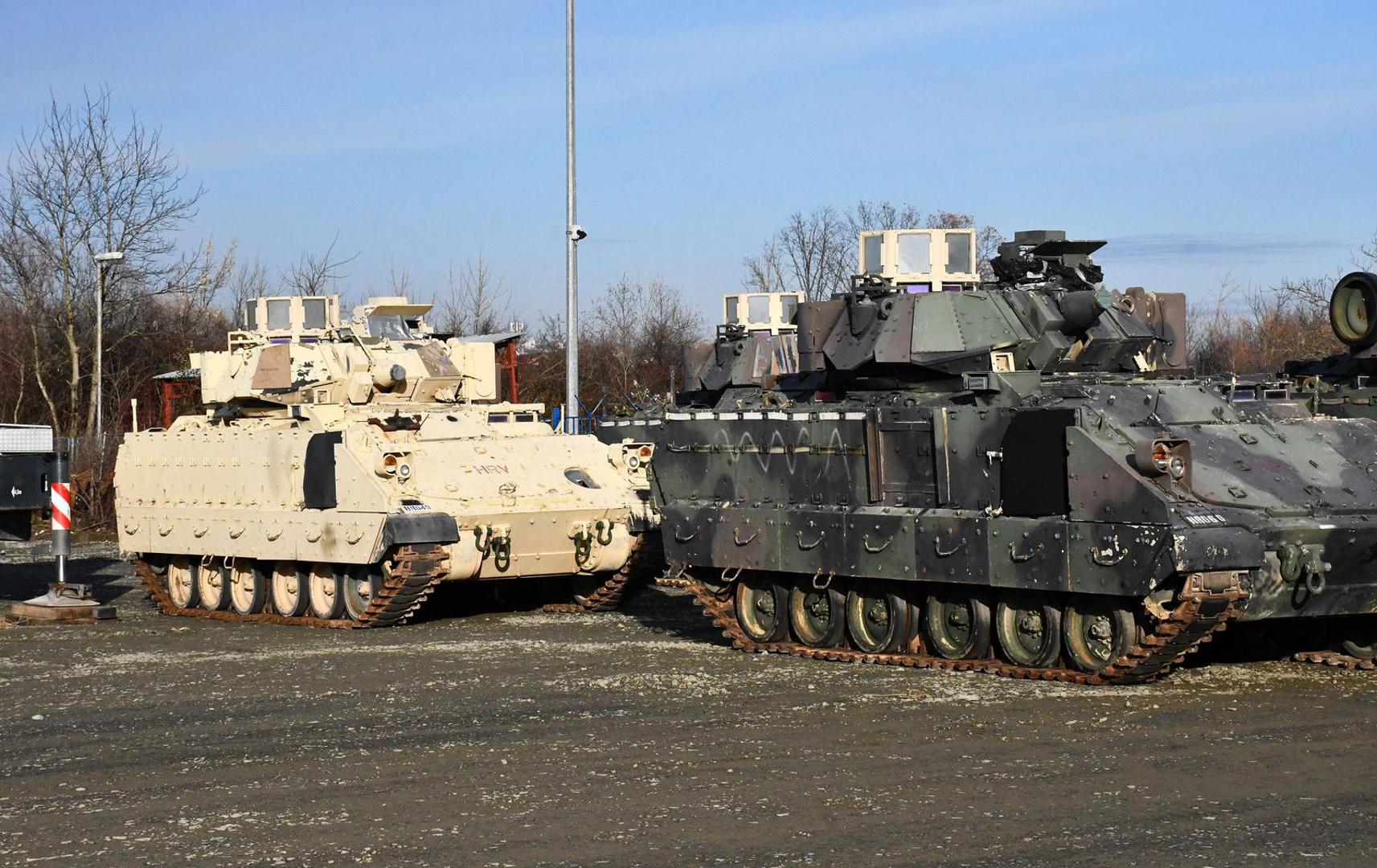 U Rijeku su prošle srijede dopremljena 22 od ukupno 89 oklopnih vozila pješaštva Bradley M2A2 ODS