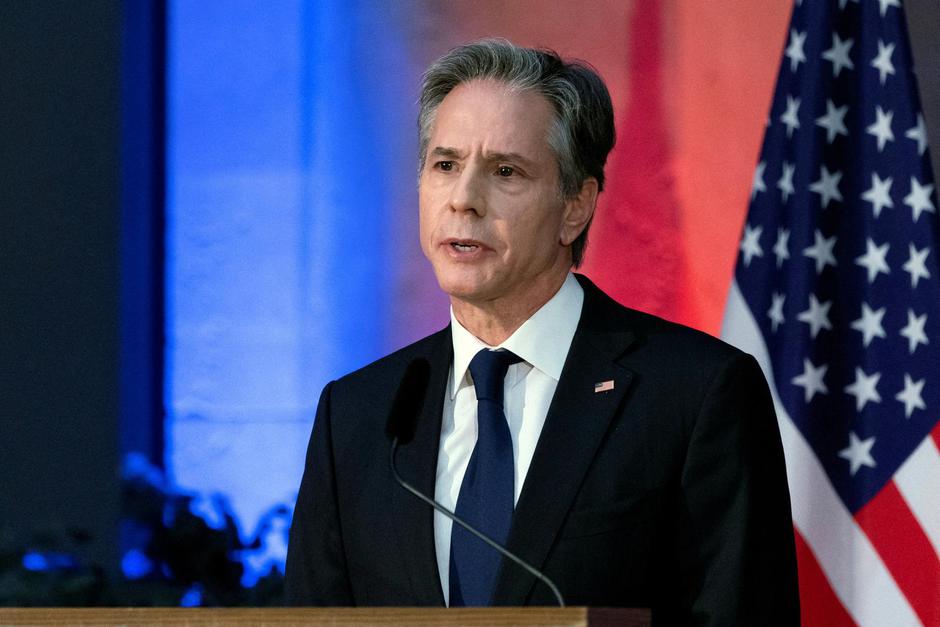 FILE PHOTO: U.S. Secretary of State Blinken in Berlin