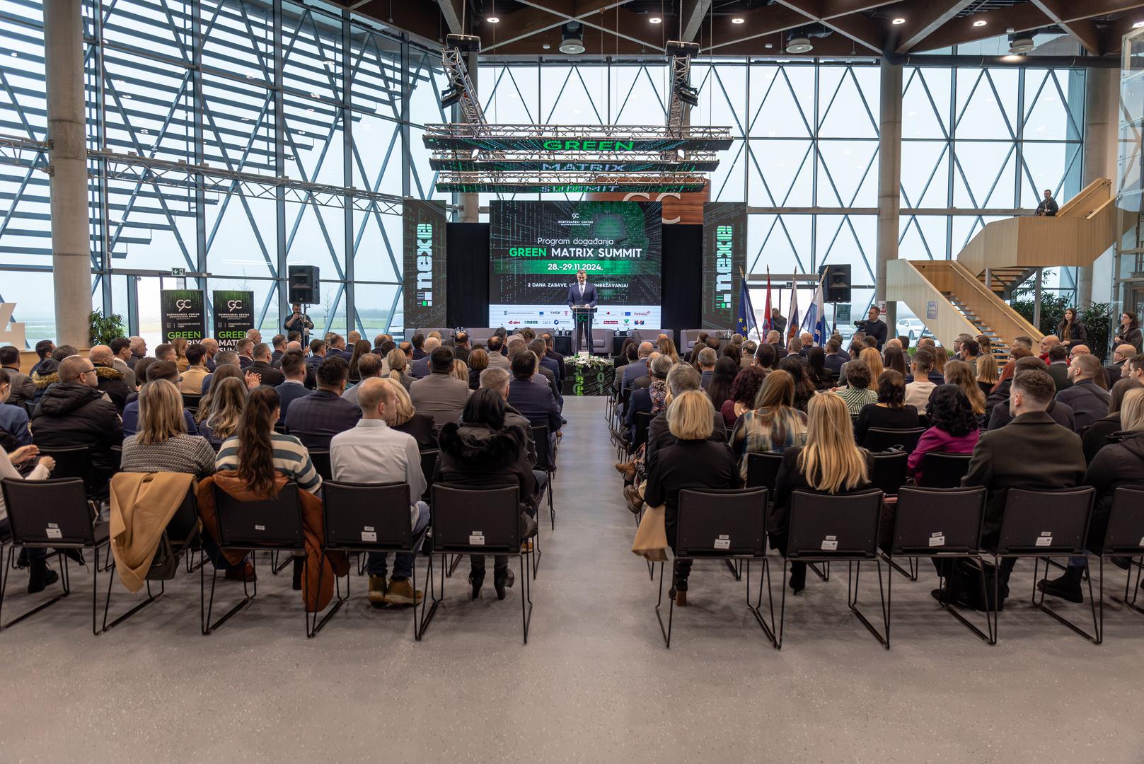 28.11.2024., Osijek - Otvorenje drugog Green Matrix Summita u Gospodarskom centru OBZ. Photo: Davor Javorovic/PIXSELL