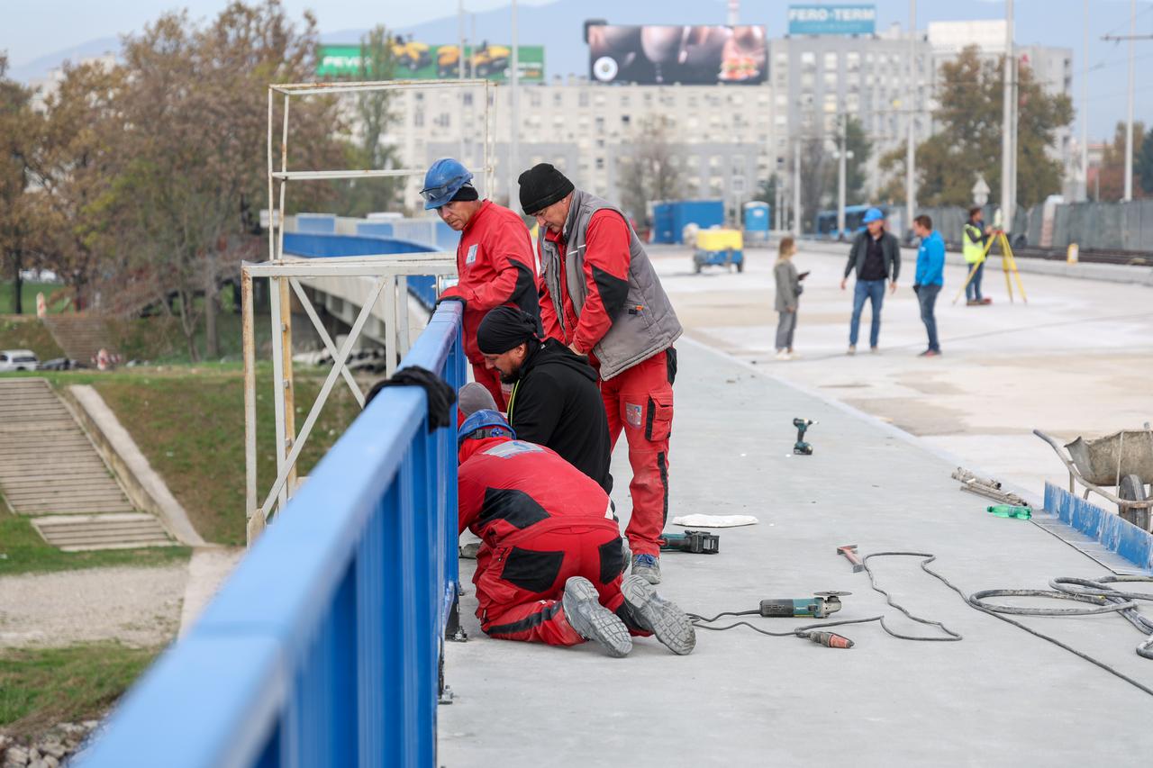 Zagreb: Radovi na Jadranskom mostu privode se kraju