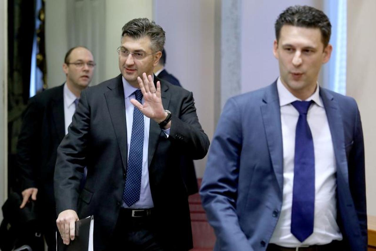 Andrej Plenković i Božo Petrov