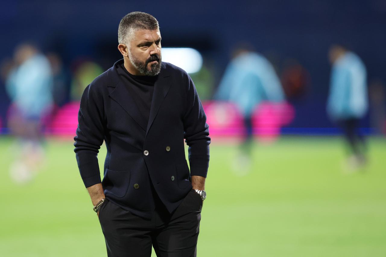 Zagreb: Gennaro Gattuso elegantno odjeven na stadionu Maksimir