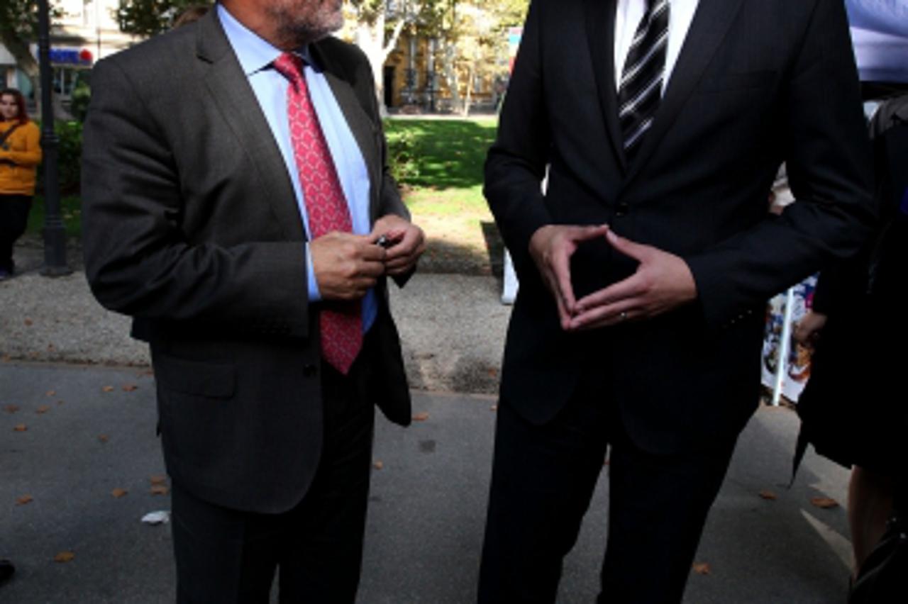 '01.10.2012., Zagreb - U povodu obiljezavanja Medjunarodnog dana starijih osoba na Zrinjevcu je organiziran 9. gerontoloski tulum. Manitestaciju su otvorili Milan Bandic i Davor Bernardic.  Photo: Pat