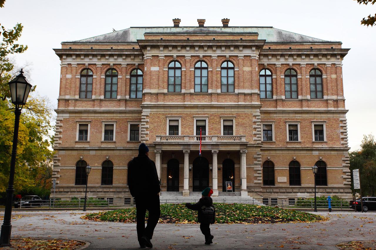 06.11.2012., Zagreb - Zgrada HAZU povodom dana otvorenih varata Hrvatske akademije znanosti i umjetnosti, ilustracija.  Photo: Tomislav Miletic/PIXSELL