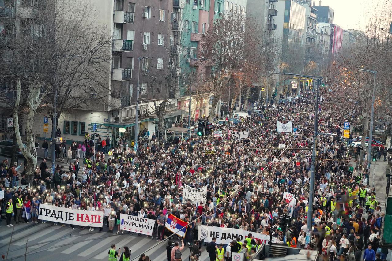 Beograd: Opći prosvjed