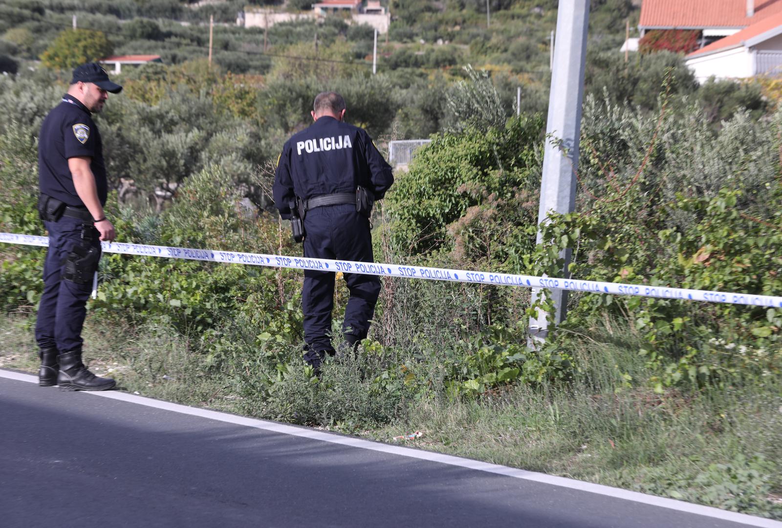 30.10.2023.,Plano-Danas oko 12,40 sati   u mjestu Plano doslo je do izlijetanja motocikla izvan kolnika i smrtnog stradavanja jedne osobe. Photo: Ivo Cagalj/PIXSELL