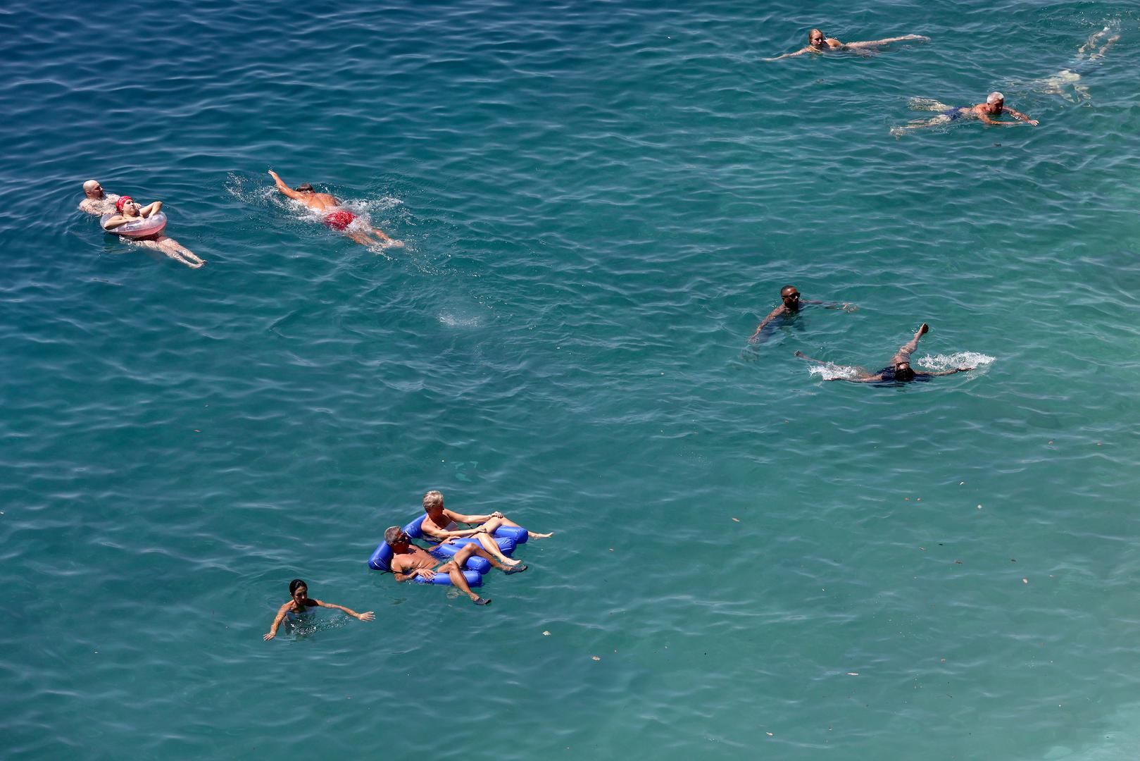 U Dubrovniku je ono nešto iznad 24 stupnja, Split mjeri 26, Krk 26,2