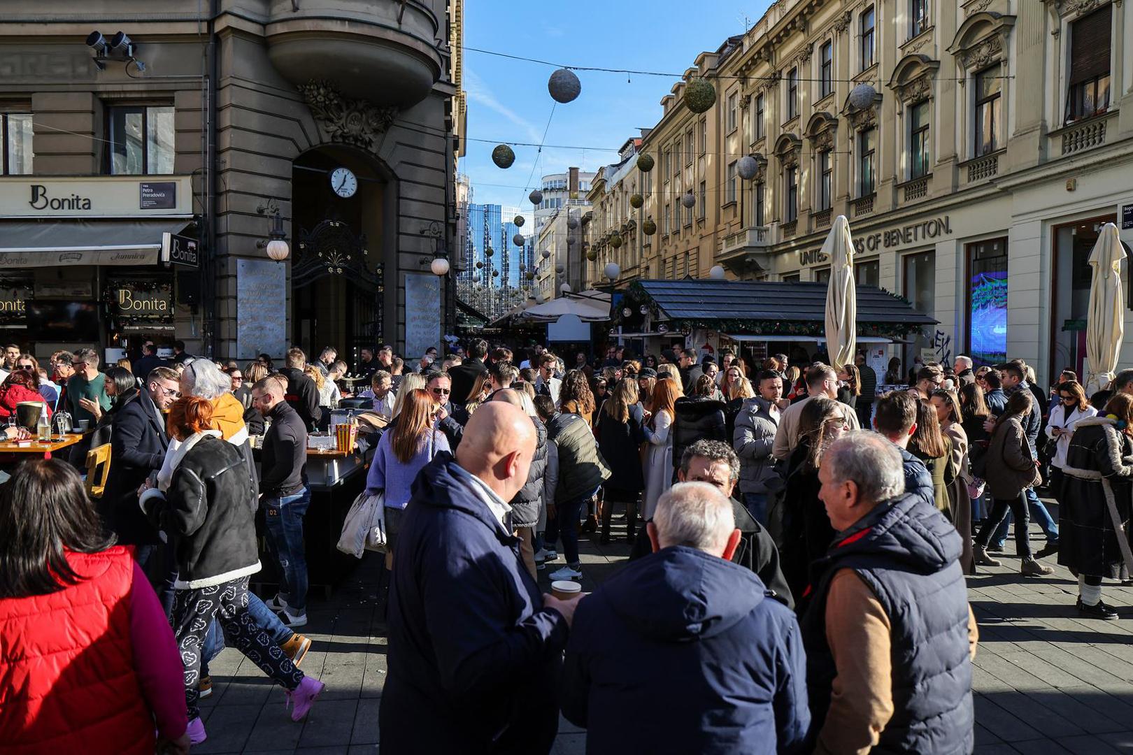 31.12.2022., Zagreb - Guzva u centru grada na zadnji dan 2022 godine. Photo: Luka Stanzl/PIXSELL