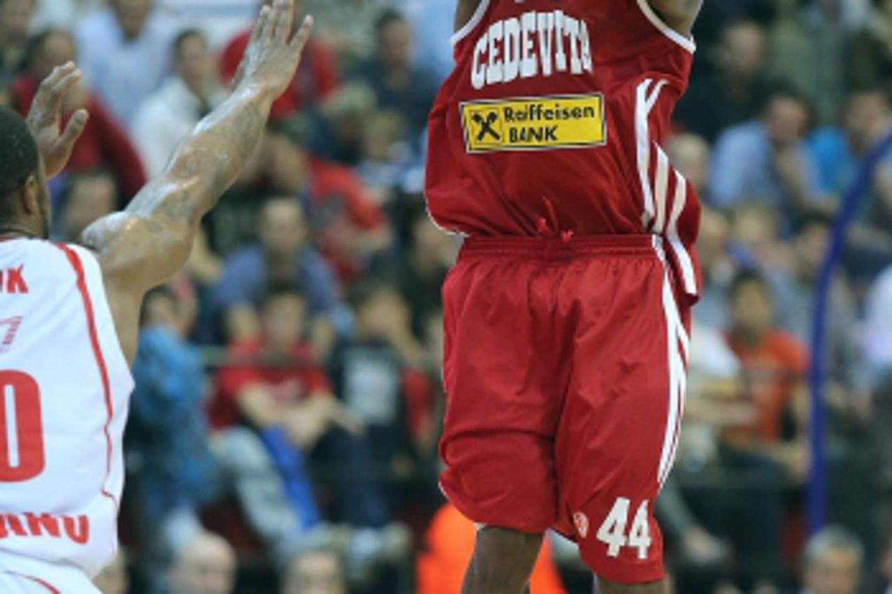 '19.10.2012., Zagreb - 2. utakmica skupine C, Tukish Airlines Euroleague, Cedevita Zagreb - EA7 Emporio Armani Milano. Marques Green. Photo: Igor Kralj/PIXSELL'