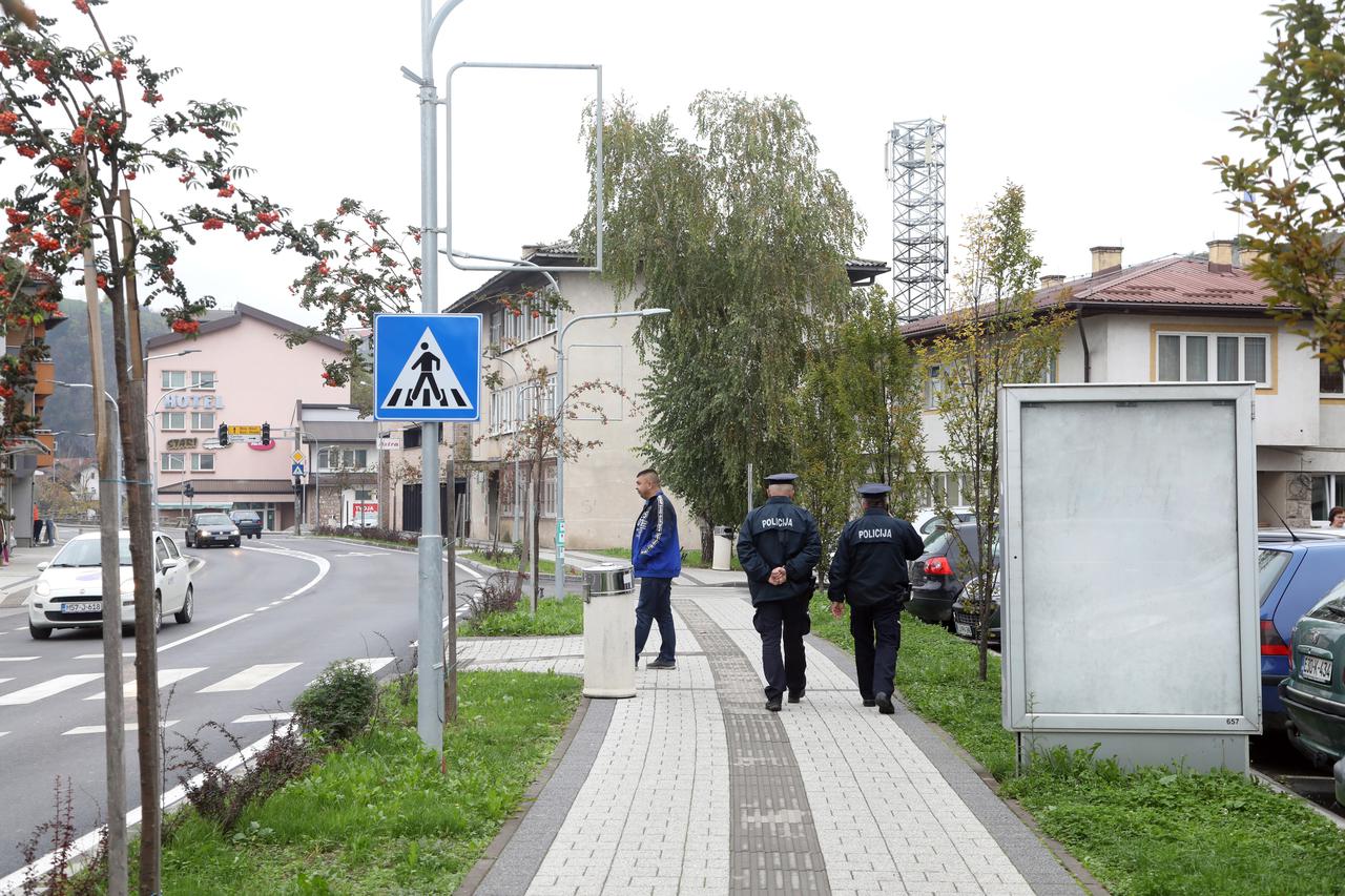 Policijska postaja u Bosanskoj Krupi gdje je jedan policajac ubijen, drugi teško ranjen