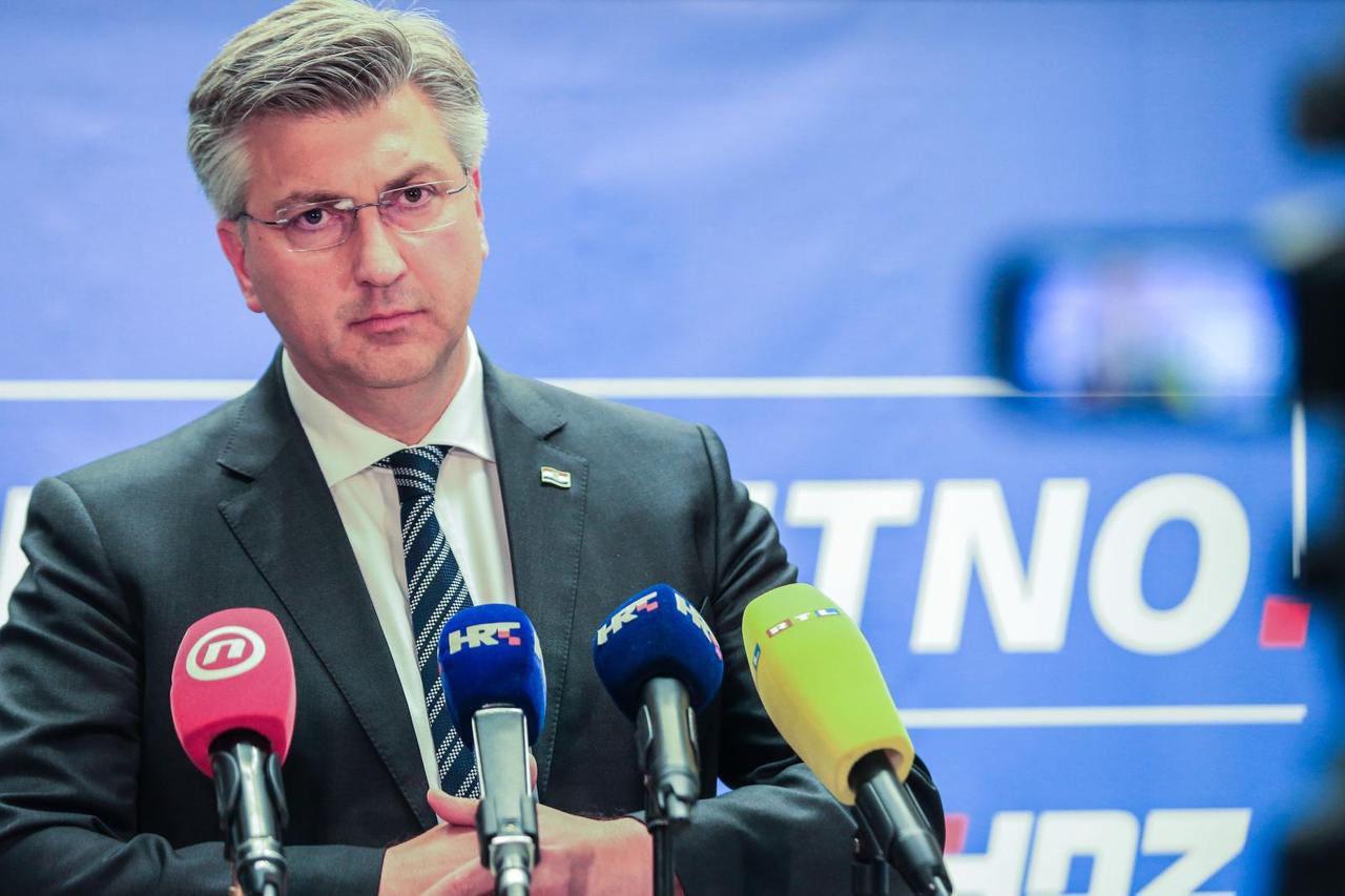 Plenković se obratio medijima nakon sjednice Predsjedništva HDZ-a