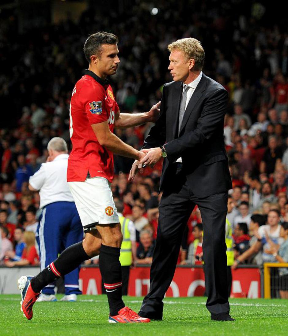 Robin van Persie i David Moyes