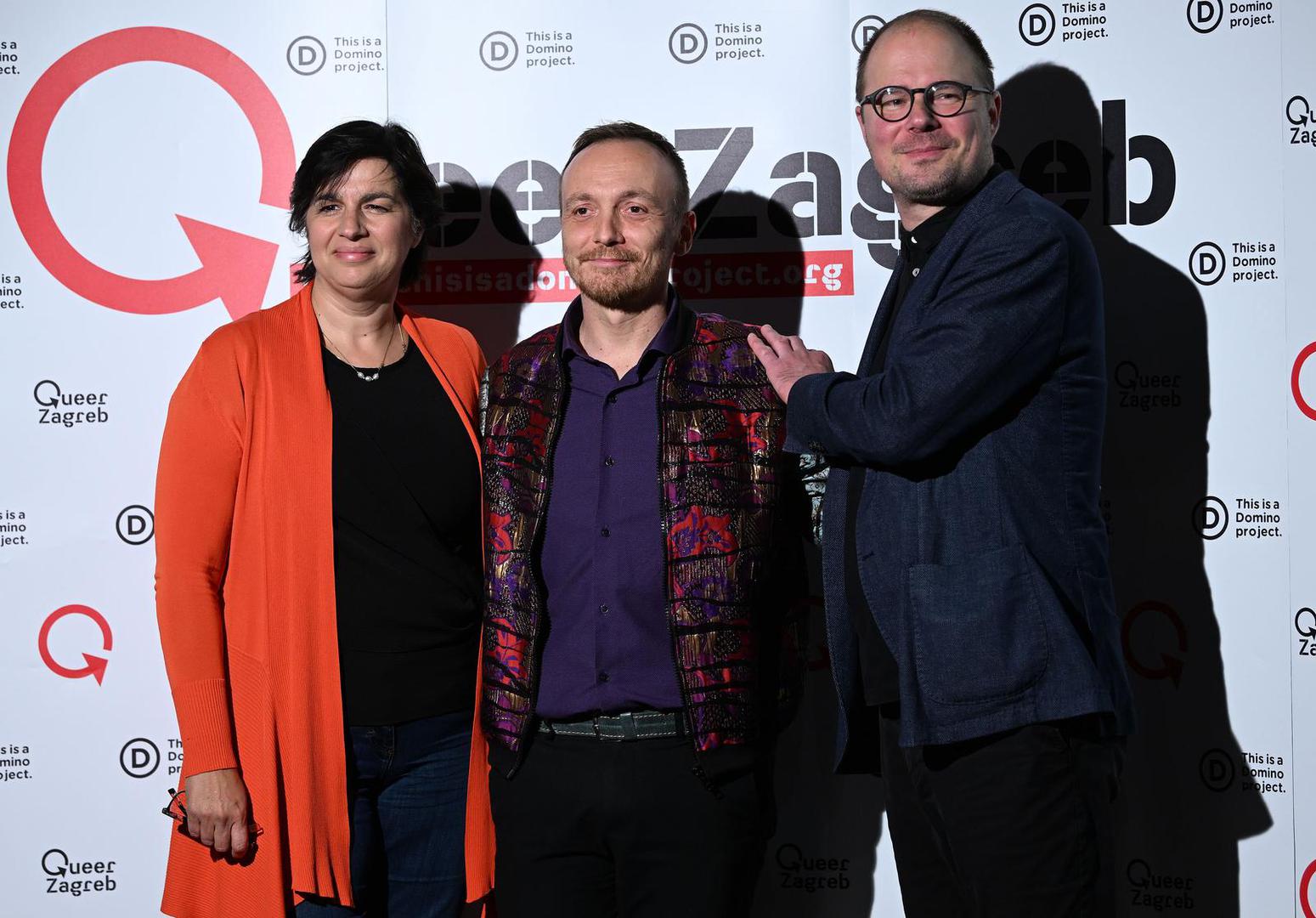 18.05.2023., Zagreb - Udruga Domino u Zagrebackom plesnom centru otvara 21. Queer Zagreb sezonu premijerom plesne predstave HEROES autora Brune Isakovica i Mije Zalukar. Zvonimir Dobrovic, Luka Korlaet Photo: Marko Lukunic/PIXSELL