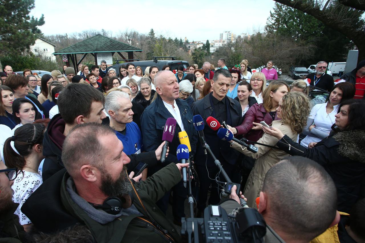 Milan Bandić i Boro Nogalo na Srebrnjaku 2015. godine