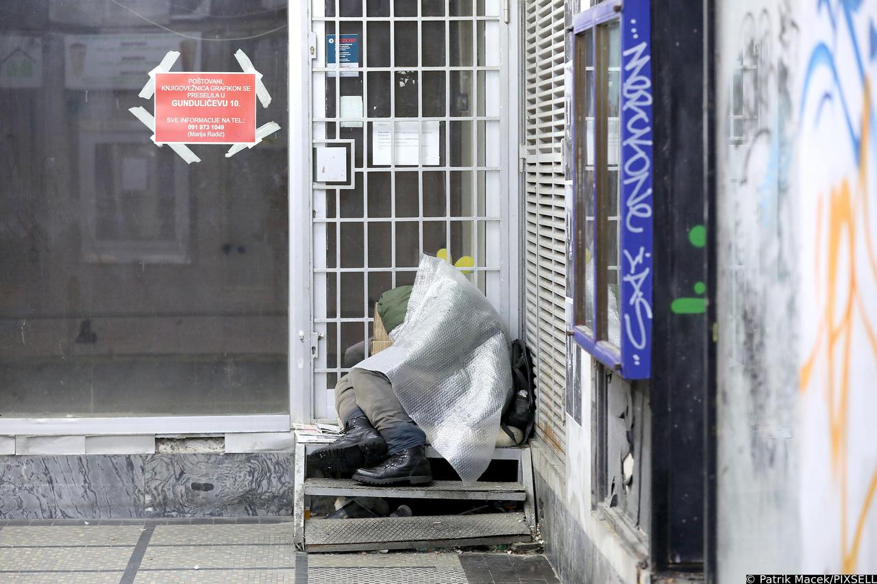 Život beskućnika u Zagrebu