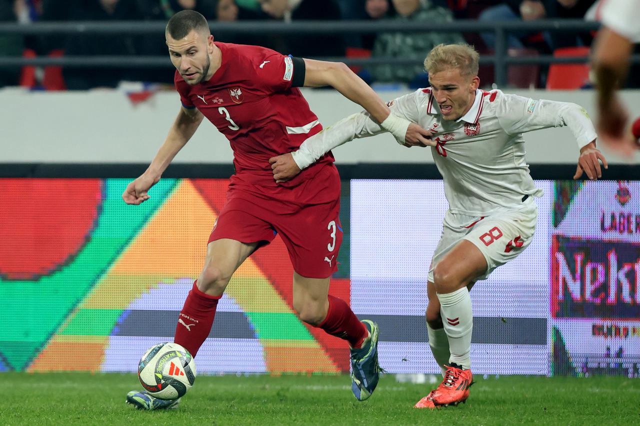 (SP)SERBIA-LESKOVAC-FOOTBALL-UEFA NATIONS LEAGUE-SERBIA VS DENMARK