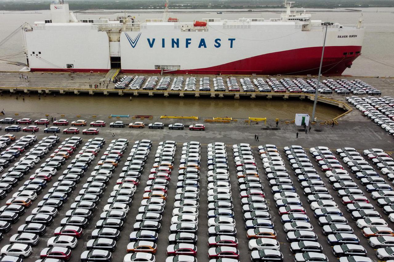 FILE PHOTO: Vietnam's VinFast ships first electric vehicles to U.S. customers