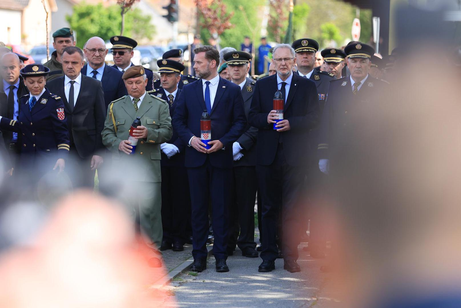 02.05.2022., Borovo - Obiljezavanje 31. obljetnice stradavanja dvanaestorice hrvatskih redarstvenika - Memorijal 12 redarstvenika.
  Photo: Davor Javorovic/PIXSELL