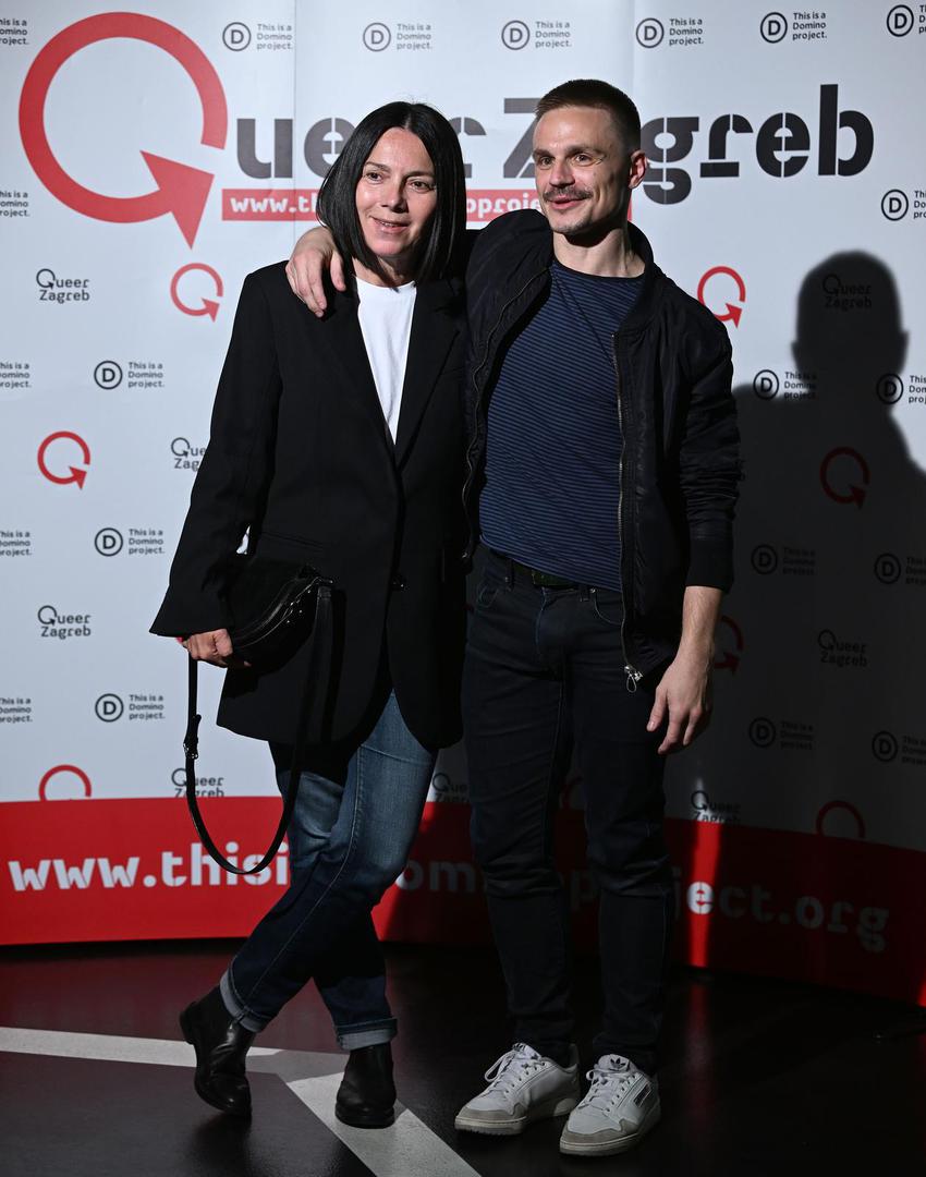 18.05.2023., Zagreb - Udruga Domino u Zagrebackom plesnom centru otvara 21. Queer Zagreb sezonu premijerom plesne predstave HEROES autora Brune Isakovica i Mije Zalukar. Danijela Trbovic, Bruno Isakovic Photo: Marko Lukunic/PIXSELL