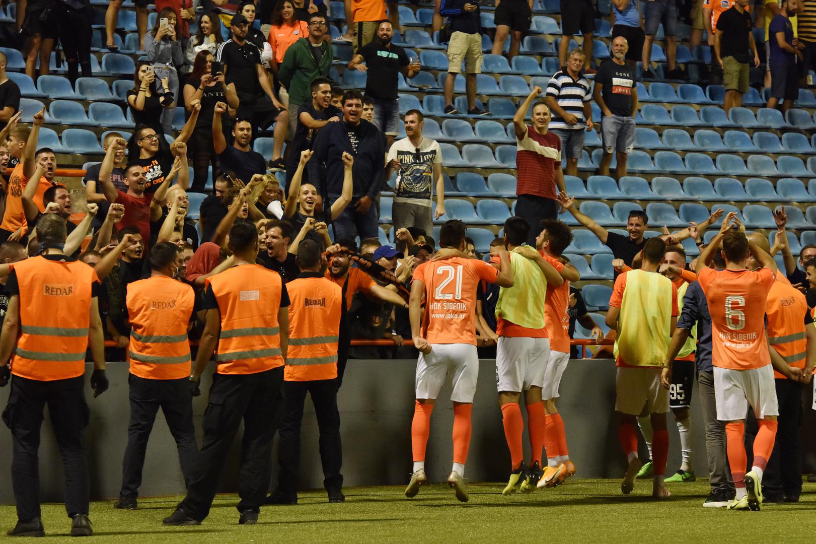 18.09.2020., Sibenik - Hrvatski Telekom prva liga, 5. kolo, HNK Sibenik - NK Lokomotiva. Photo: Hrvoje Jelavic/PIXSELL