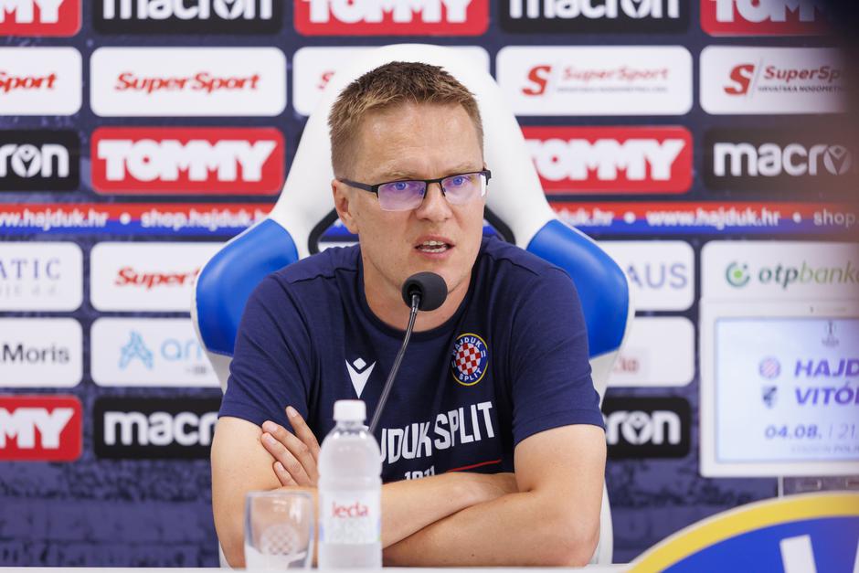 Split: HNK Hajduk održao konferenciju za medije uoči utakmice konferencijske lige