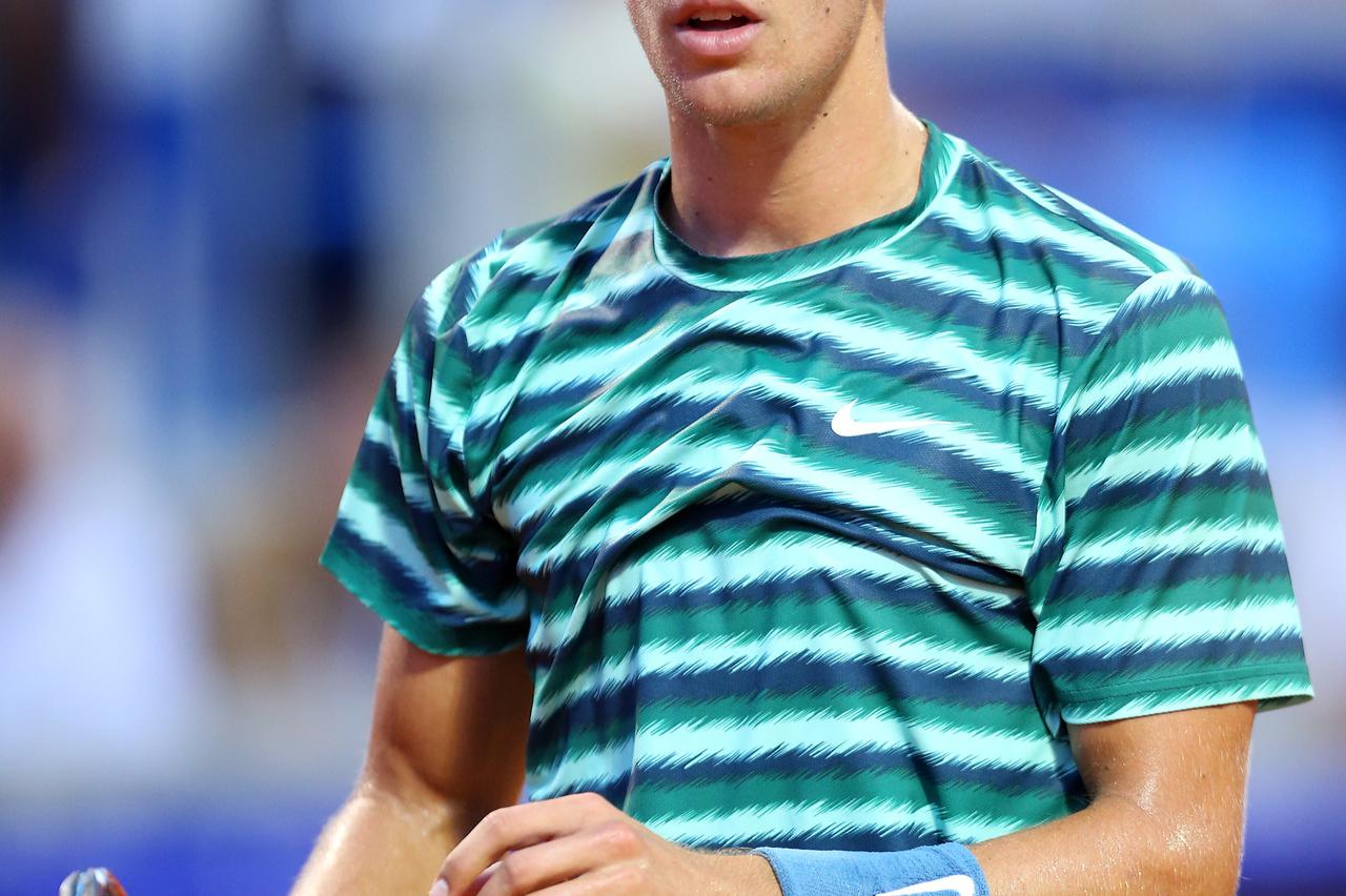 25.07.2014., Umag - 25. Vegeta Croatia open, cetvrtfinale Fabio Fognini (ITA) - Borna Coric (CRO). Photo: Slavko Midzor/PIXSELL