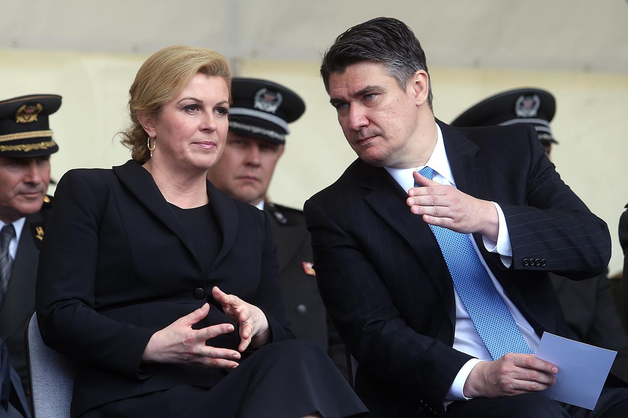 Kolinda Grabar-Kitarović i Zoran Milanović