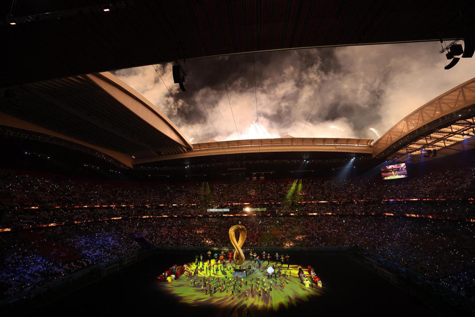 Soccer Football - FIFA World Cup Qatar 2022 - Group A - Qatar v Ecuador - Al Bayt Stadium, Al Khor, Qatar - November 20, 2022 General view during the opening ceremony REUTERS/Molly Darlington Photo: MOLLY DARLINGTON/REUTERS