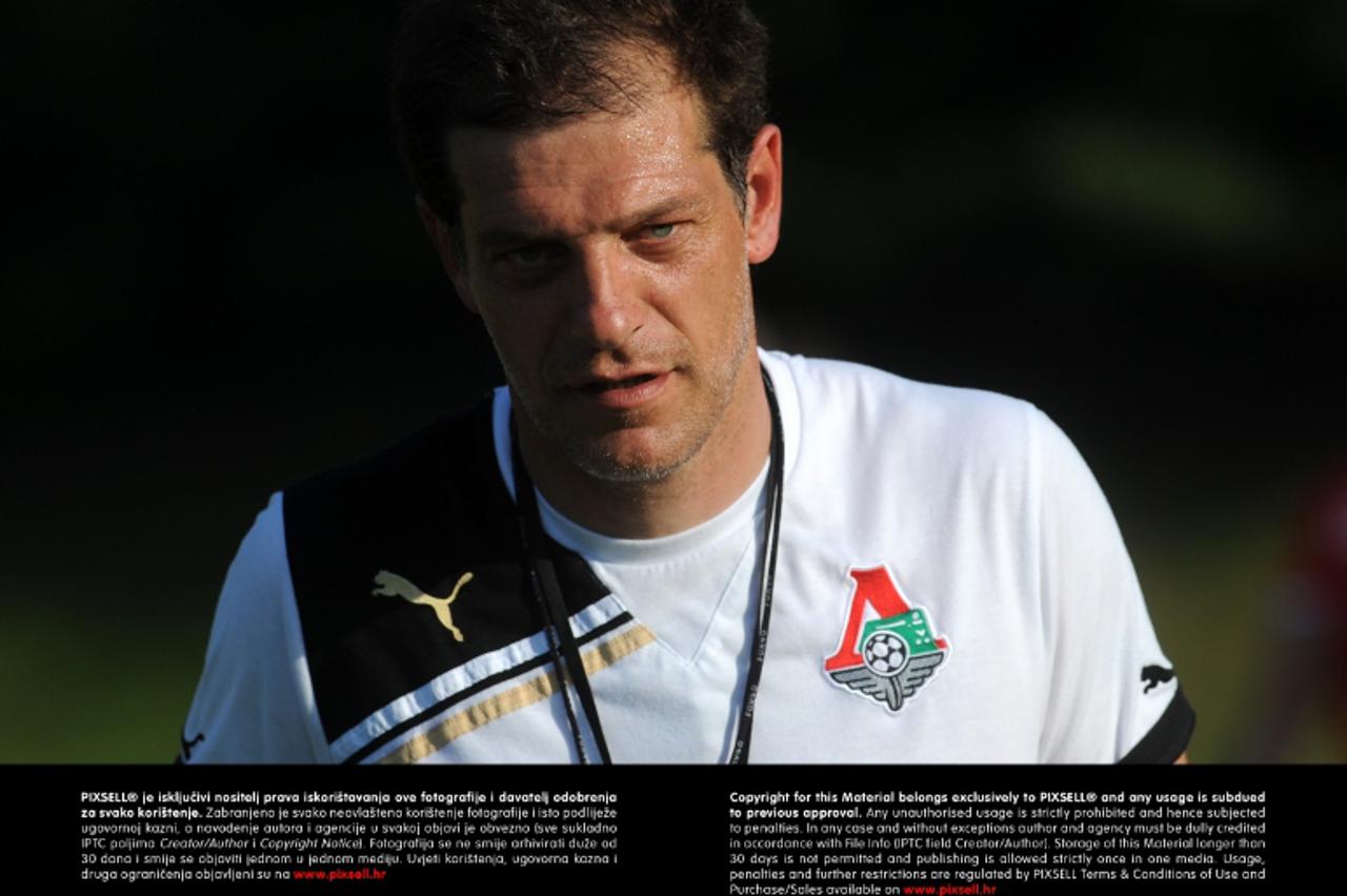 '02.07.2012., Pohorje, Slovenija - Popodnevni trening bivseg selektora hrvatske nogometne reprezentacije i novog trenera FC Lokomotiv Slavena Bilica.   Photo: Daniel Kasap/PIXSELL'