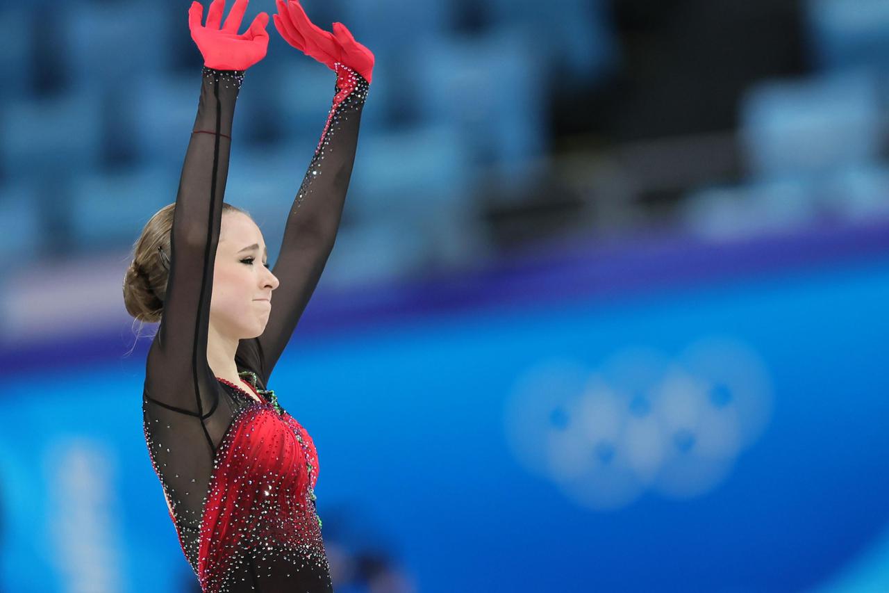 (BEIJING2022)CHINA-BEIJING-OLYMPIC WINTER GAMES-FIGURE SKATING-TEAM EVENT-WOMEN SINGLE SKATING-FREE SKATING (CN)