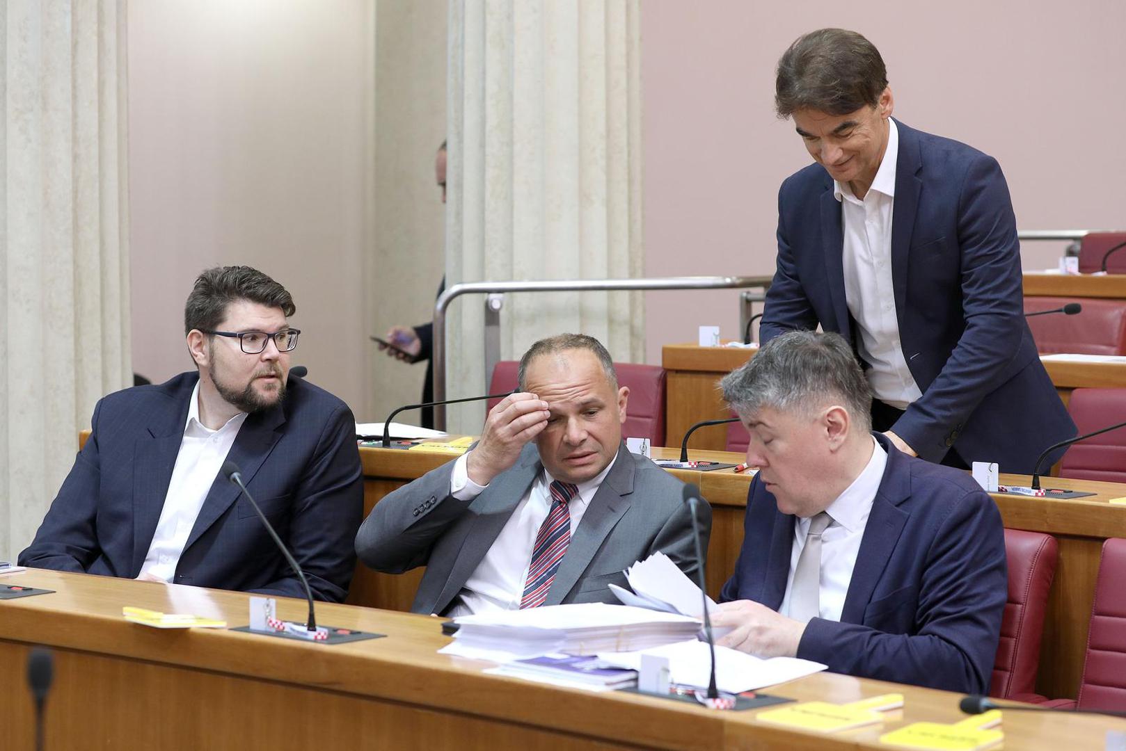 25.05.2023., Zagreb - Sabor 16. sjednicu nastavlja raspravom o prijedlogu izmjena i dopuna Drzavnog proracuna Republike Hrvatske za 2023. godinu. Photo: Patrik Macek/PIXSELL