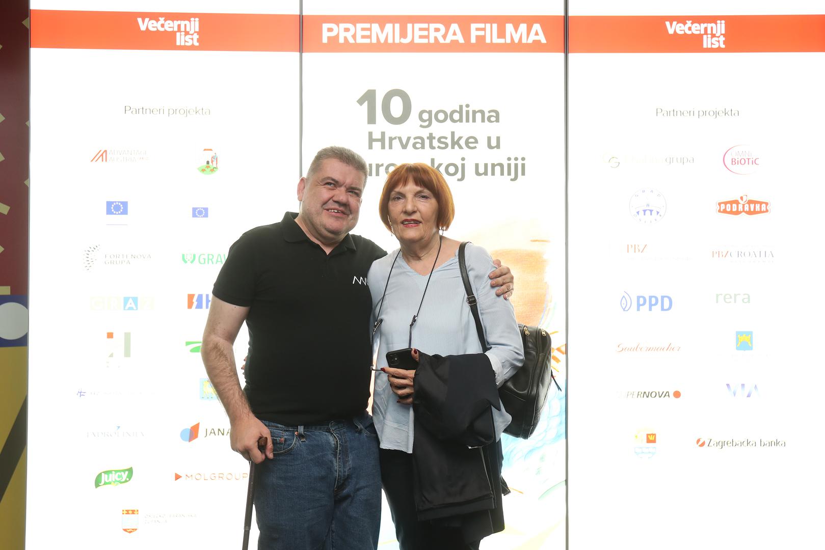 28.06.2023., Zagreb - Premijera filma Vecernjeg Lista "10 godina Hrvatske u Europskoj uniji" Photo: Matija Habljak/PIXSELL