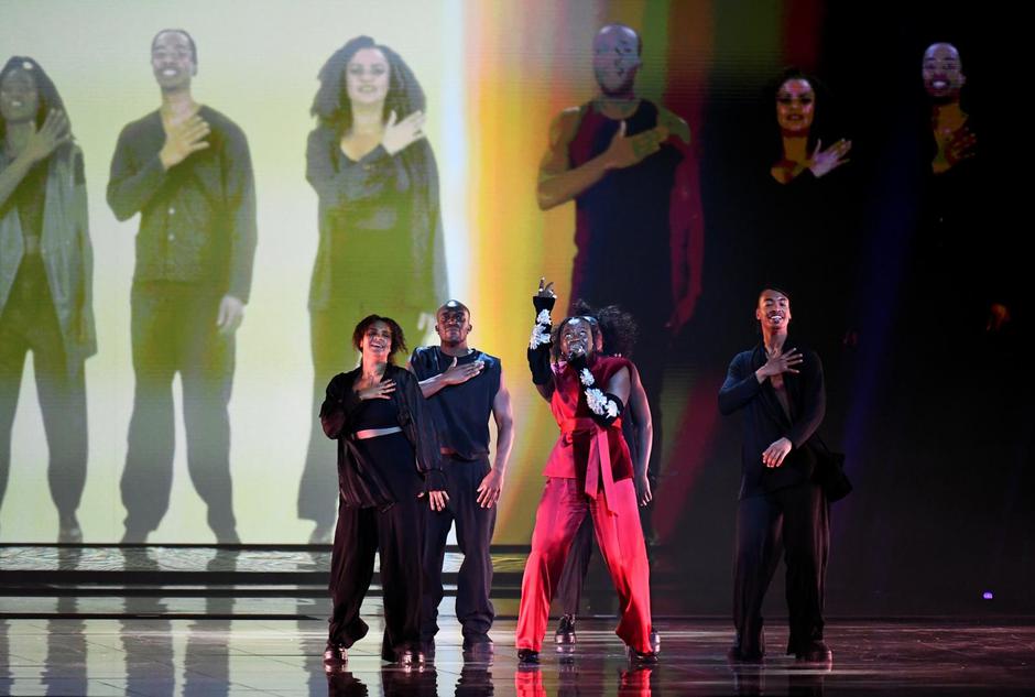 Dress rehearsal for Eurovision final in Rotterdam